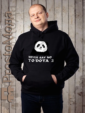 Толстовка Never say no to Dota 2