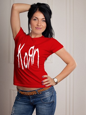 Женская футболка Korn