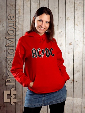 Женская толстовка AC/DC (red logo)