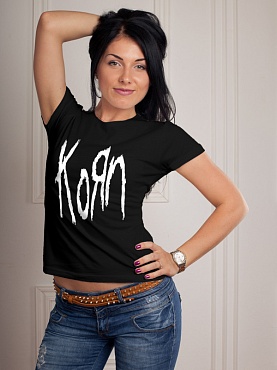 Женская футболка Korn