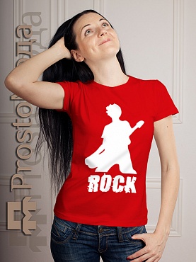 Женская футболка Rock