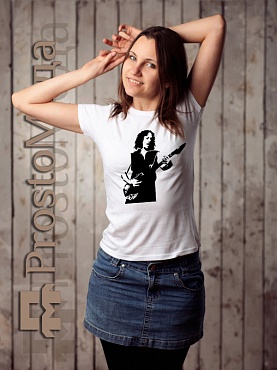 Женская футболка с Kirk Hammett (Metallica)