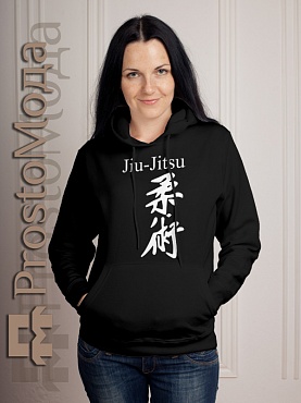 Женская толстовка Jiu-Jitsu иероглиф