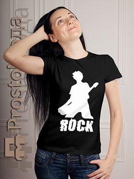 Женская футболка Rock