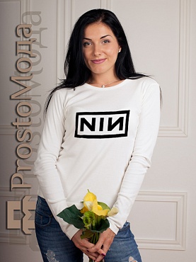 Женская футболка LSL NIN