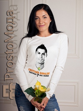 Женский лонгслив Cristiano Ronaldo