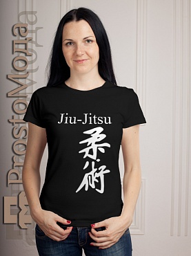 Женская футболка Jiu-Jitsu иероглиф