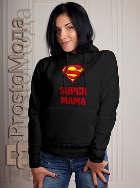Женская толстовка Супер мама