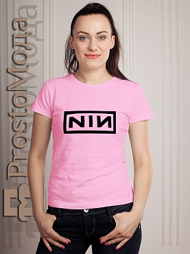 Женская футболка NIN