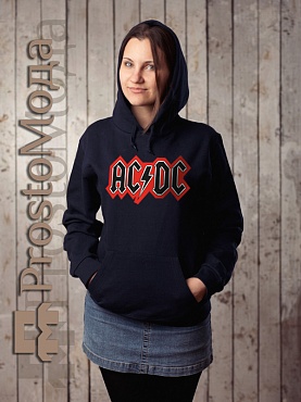 Женская толстовка AC/DC (red logo)