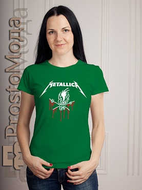 Женская футболка Metallica (Live at Wembley stadium)