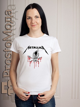 Женская футболка Metallica (Live at Wembley stadium)