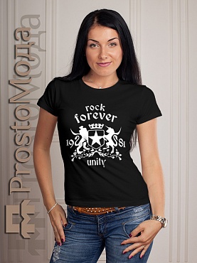 Женская футболка Rock forever