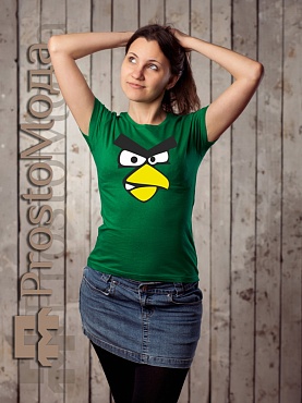 Женская футболка Angry Birds