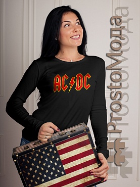 Женская футболка LSL AC/DC logo