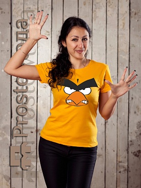 Футболка с красной птицей (Angry Birds)