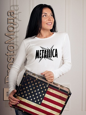 Женская футболка LSL Metallica (со звездой)