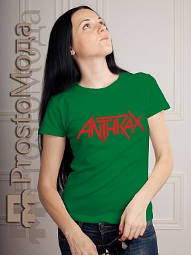 Женская футболка Anthrax