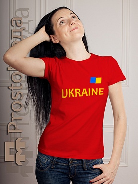 Женская футболка Ukraine