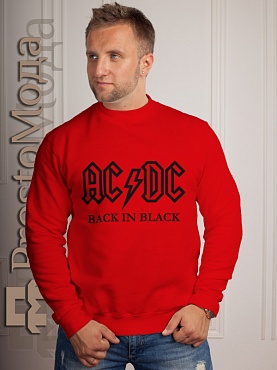 Свитшот AC/DC - Black in Black