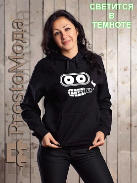 Женская толстовка с Бендером (Футурама)