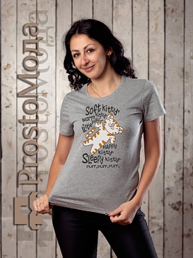 Женская футболка с песенкой Шелдона