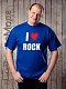 Футболка I love rock
