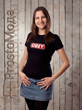 Женская футболка OBEY