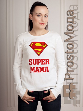 Женская футболка LSL Супер Мама