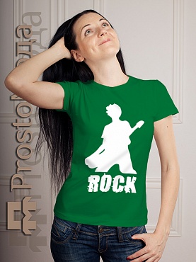 Женская футболка Rock