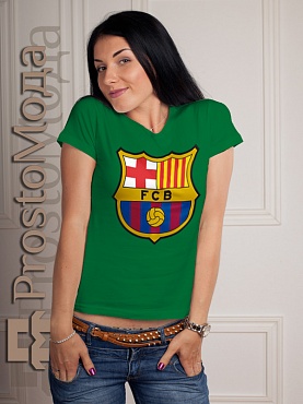 Женская футболка FCB