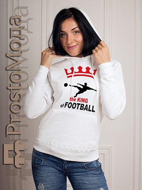 Женская толстовка  The King of Football