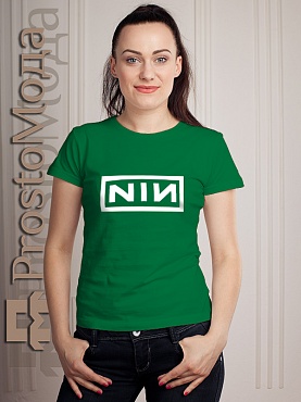 Женская футболка NIN