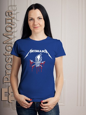 Женская футболка Metallica (Live at Wembley stadium)