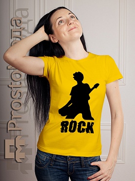 Женская футболка Rock