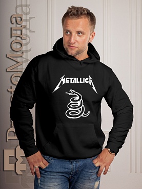 Мужская толстовка Metallica - The Black Album