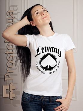 Женская футболка Lemmy