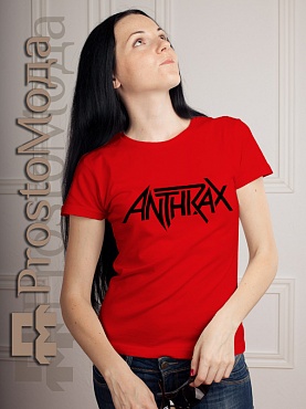 Женская футболка Anthrax
