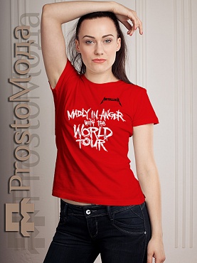 Женская футболка Metallica - World Tour