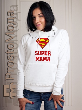 Женская толстовка Супер мама