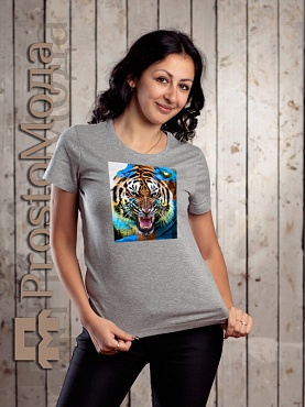 Женская футболка с тигром SWAG