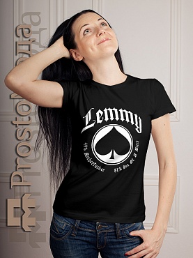 Женская футболка Lemmy