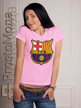 Женская футболка FCB
