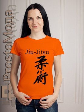 Женская футболка Jiu-Jitsu иероглиф