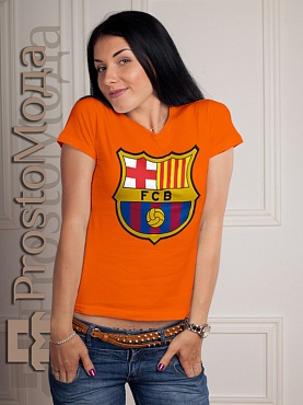 Женская футболка FCB