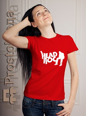 Женская футболка Head Rock