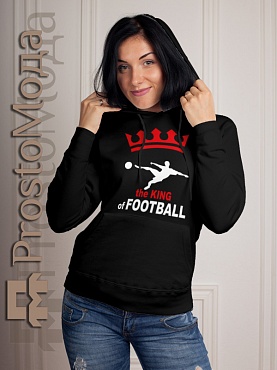 Женская толстовка  The King of Football