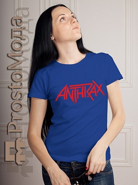 Женская футболка Anthrax