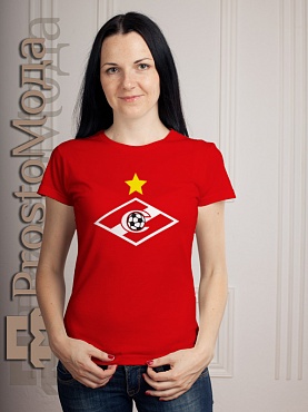 Женская футболка Спартак Москва