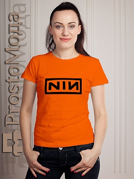 Женская футболка NIN